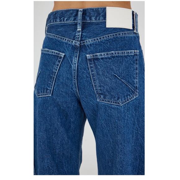 Moussy Vintage Orchards Cocoon Pants Jeans in 110 Blue 31 - Picture 3 of 7